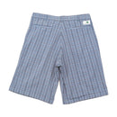 Le Frog Plaid Pleated Cotton Blend Shorts