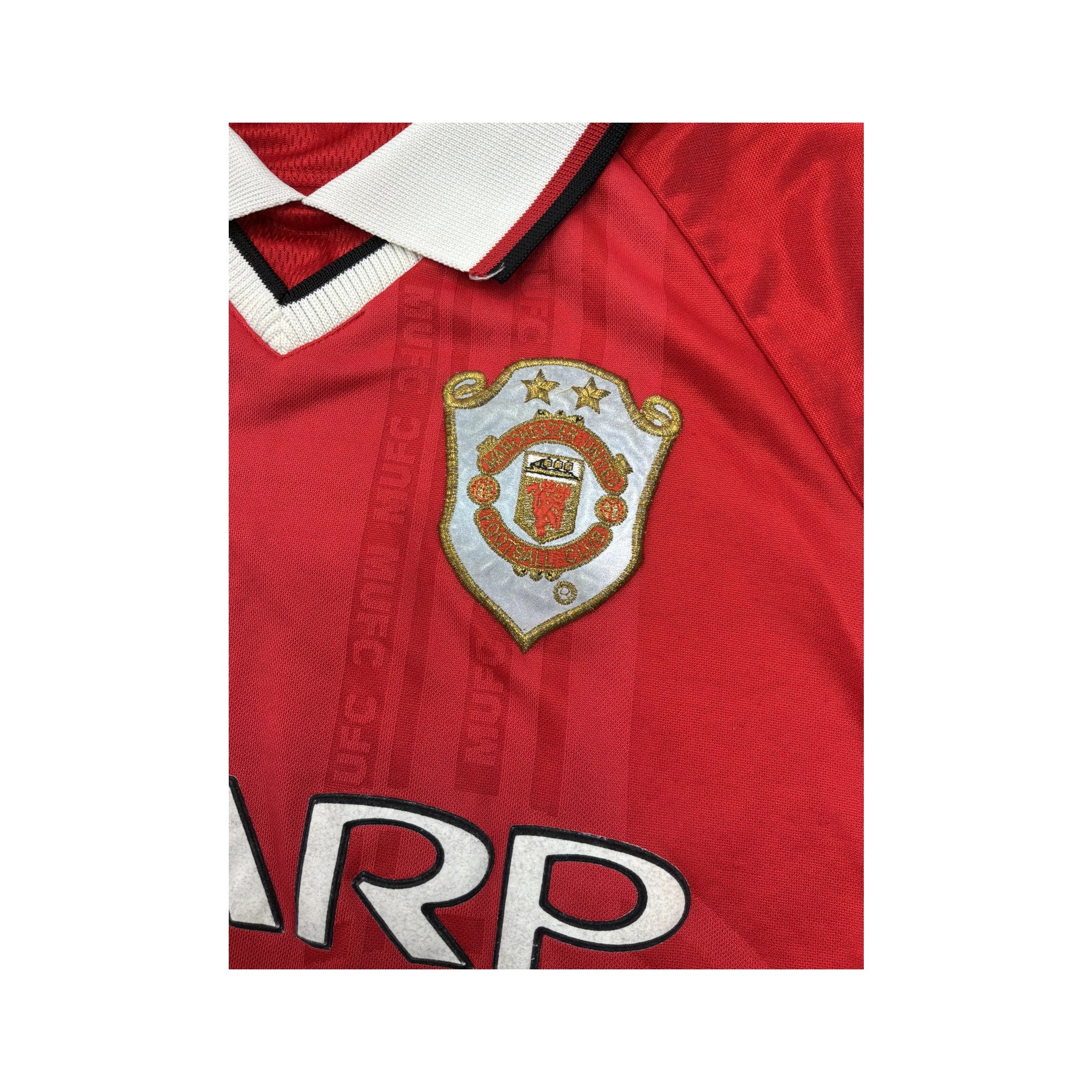 Umbro Manchester United 1999 UEFA Champions League Winners Beckham 7 Soccer Jersey