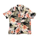 Bexley's Floral Zebra Print Button-Up Blouse
