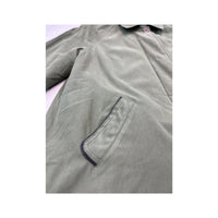 Vintage Olive Green Longline Raglan Utility Jacket