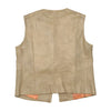 Finchley Fifth Avenue Vintage Leather Button Front Vest