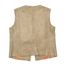 Finchley Fifth Avenue Vintage Leather Button Front Vest