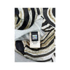 Just Cavalli Zebra Print Silk One Shoulder Blouse