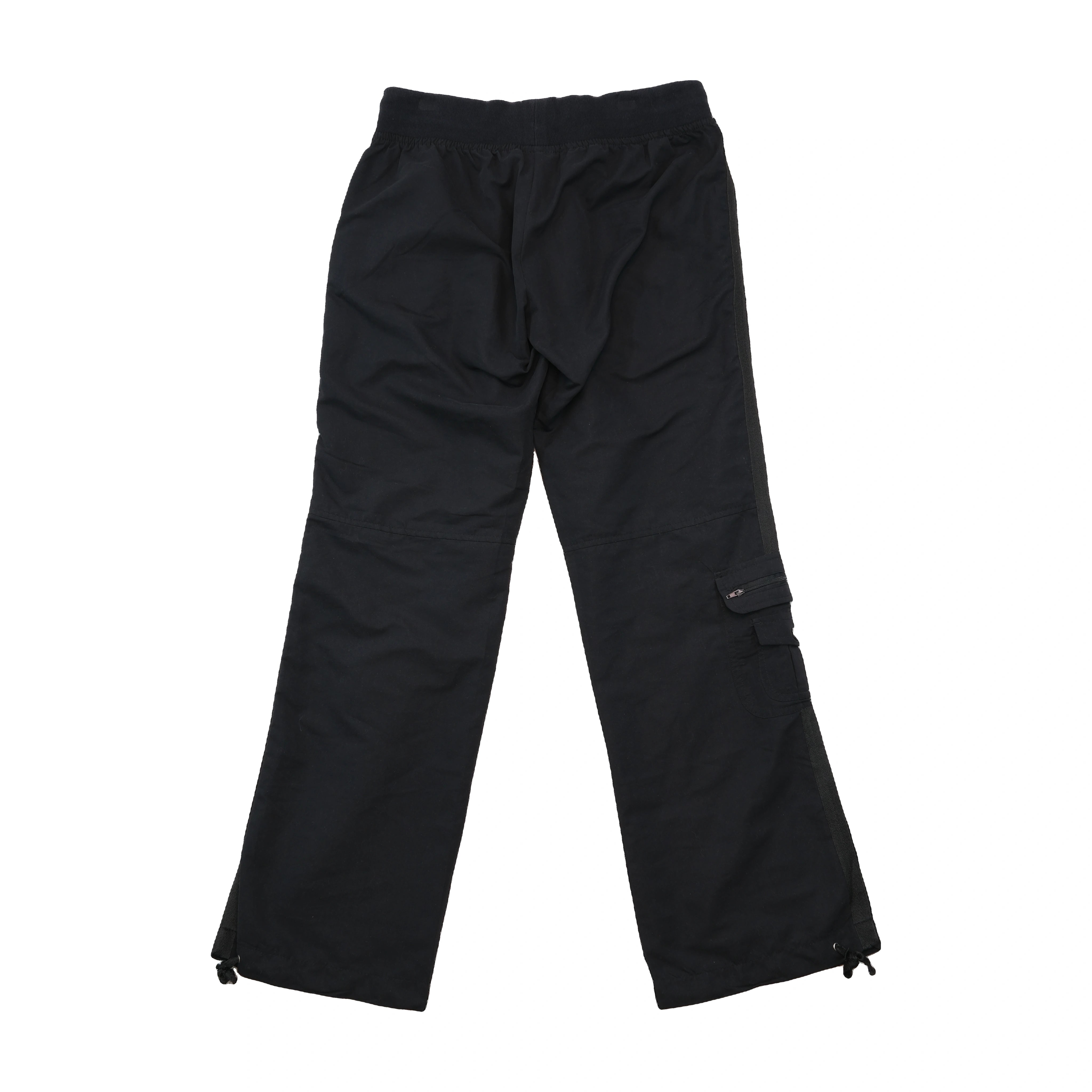 Okay Black Drawstring Cargo Pants