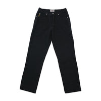 Calças de ganga Armani Jeans pretos de perna direita