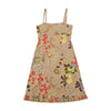 Philosophy Di Alberta Ferretti Beaded Floral Cotton Slip Dress