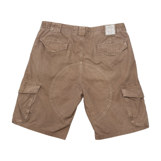 Met Jeans Brown Cotton Cargo Shorts