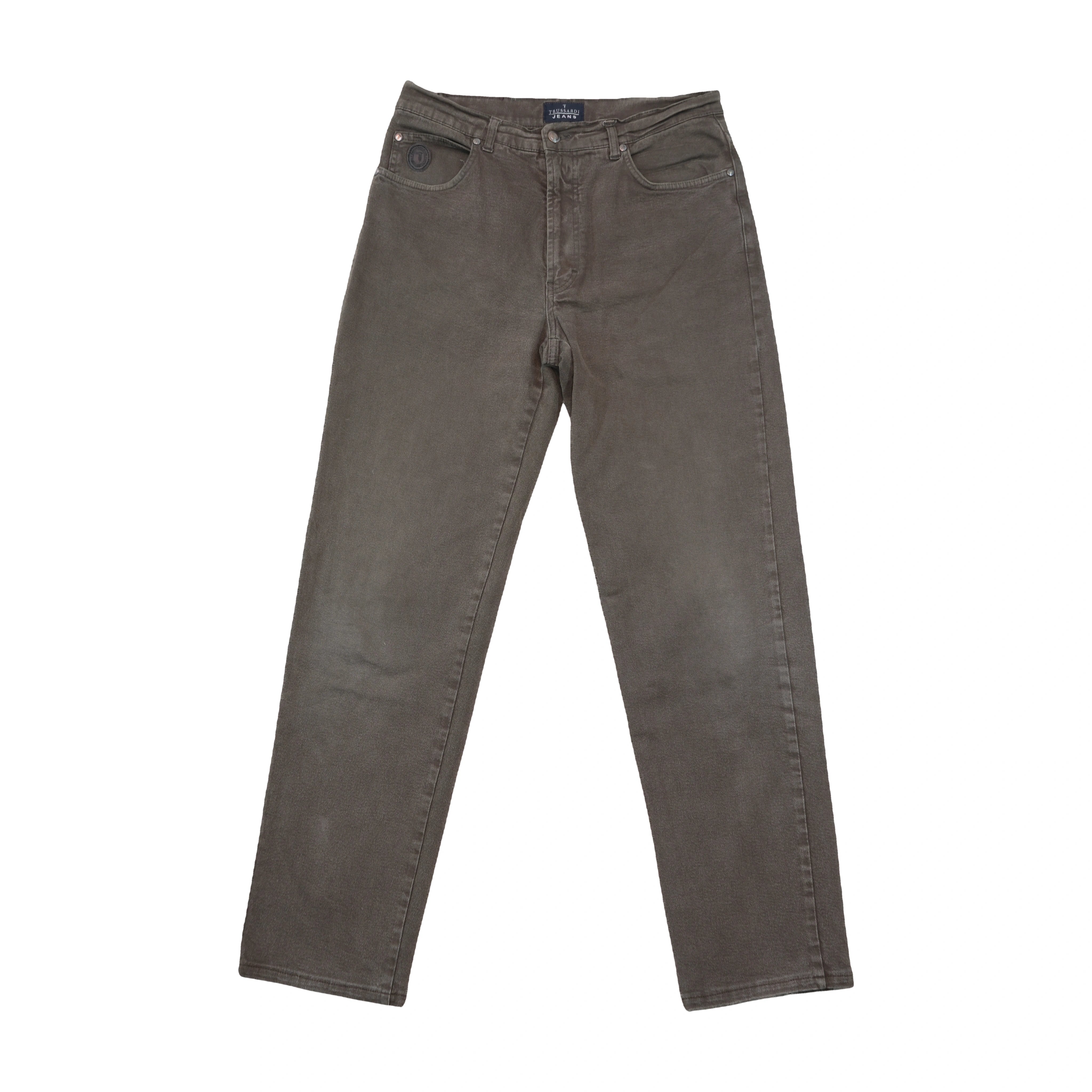 Trussardi Jeans Gray Straight Leg Jeans