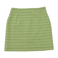 Street One Green Plaid Mini Skirt