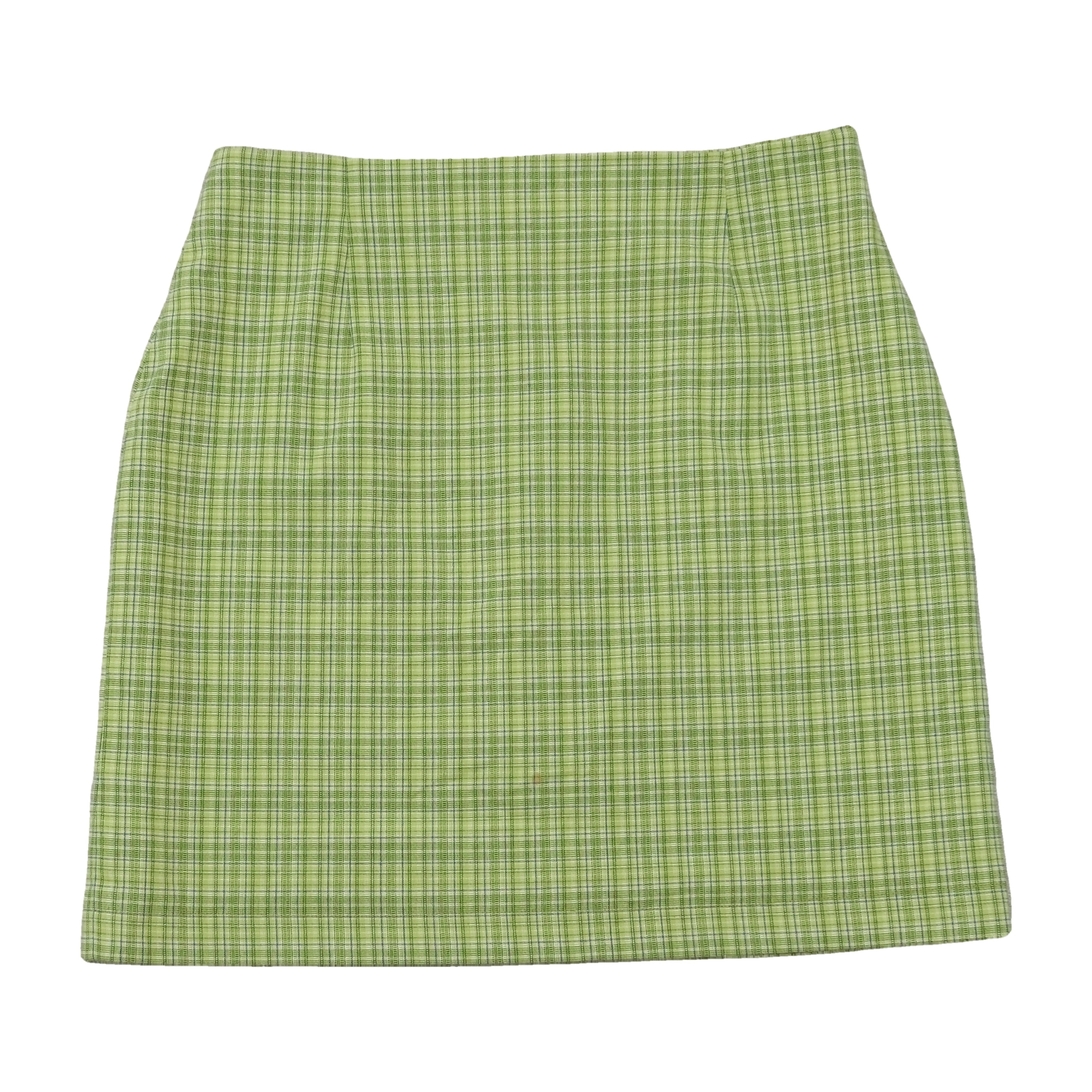 Street One Green Plaid Mini Skirt