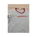 adidas Y2K Logo V-Neck Athletic Sweater