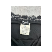 D&G Dolce & Gabbana Lace Trim Bell Sleeve Blouse