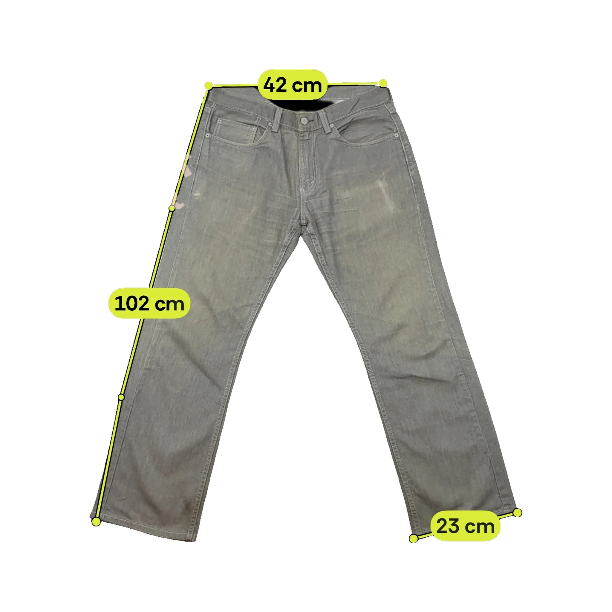 Levi’s 559 Gray Wash Cotton Denim Jeans