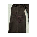 Americo Tavar Embroidered Lace-Up Cotton Pants