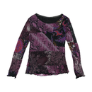 Purple Patchwork Blouse