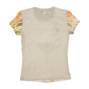 T-shirt Miss Sixty Luxury com estampado Art Nouveau e Lantejoulas
