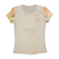 T-shirt Miss Sixty Luxury com estampado Art Nouveau e Lantejoulas