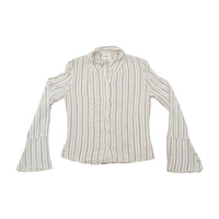 Pimkie Striped Flare Sleeve Blouse