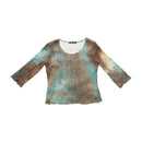 Blusa Only Nine Petite em Rede Tie-Dye com Lantejoulas