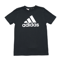 Adidas Black Logo Graphic Crewneck T-Shirt