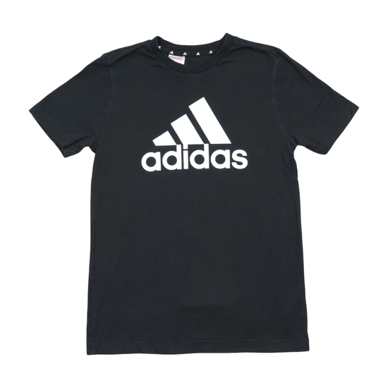 Adidas Black Logo Graphic Crewneck T-Shirt