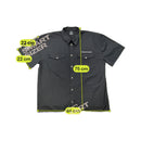 Rammstein Black Cotton Short Sleeve Utility Shirt