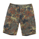 Vintage German Flecktarn Camouflage Cargo Shorts