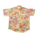Camisa Angelo Santini de Manga curta com estampado Tropical abstrato