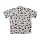 Cooke Street Honolulu Vintage Fish Print Cotton Button Up Shirt