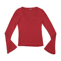 Mitika Deep V Bell Sleeve Blouse