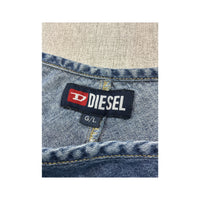 Mini vestido Lingerie Diesel em ganga