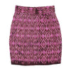 Vintage Handwoven Purple Thai Mudmee Ikat Pencil Skirt