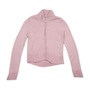 Pink Wool Zip Sweater
