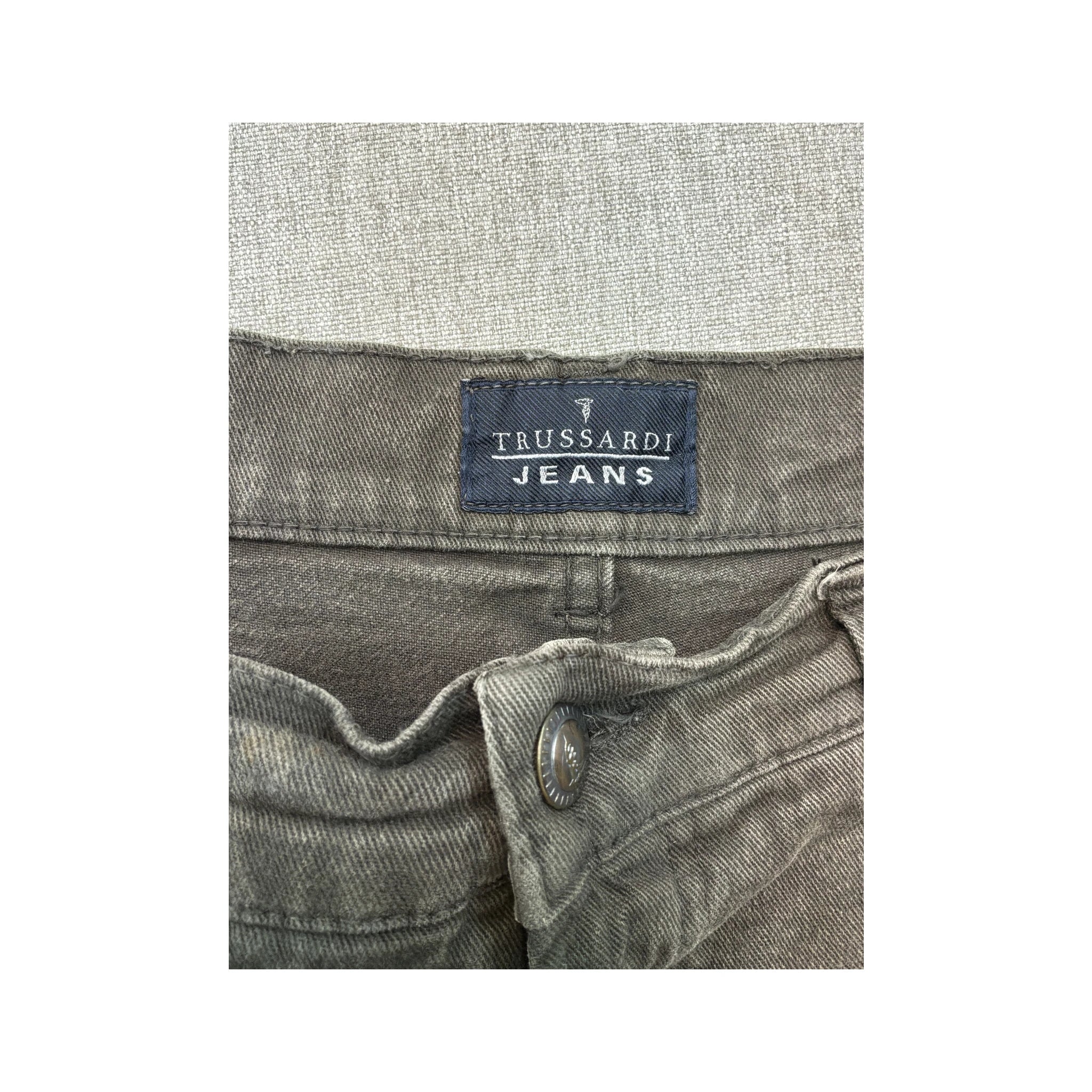 Trussardi Jeans Gray Straight Leg Jeans