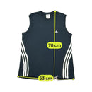 Adidas 3-Stripes Sleeveless Athletic Shirt