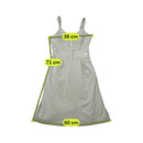 Calvin Klein Jeans Button Front Strappy Cotton Blend Dress