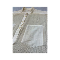 Die Lingeriner Vintage Open Weave Pullover Shirt