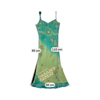Embellished Ombré Floral Slip Dress