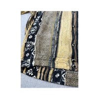 Camisa Professione Uomo vintage com riscas Geométricas e Molas