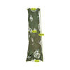 Primo Piano Olive Green Rose Print Sleeveless Maxi Dress