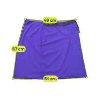 Impronte Purple Mesh Waist Wrap Skirt