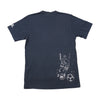 adidas Vintage Navy Cotton Soccer Graphic T-Shirt
