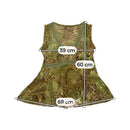 Italian Paisley Sequin V-Neck Sleeveless Peplum Top