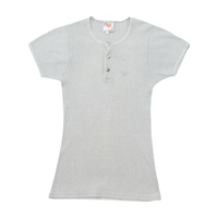 Stefanel Ribbed Henley Short Sleeve Shirt