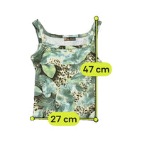 Ennefi Beat Tropical Leopard Print Tank Top
