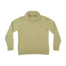 Vintage Olive Brown Turtleneck Knit Sweater