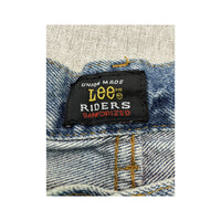 Lee Riders Vintage Light Wash Cotton Straight Leg Jeans