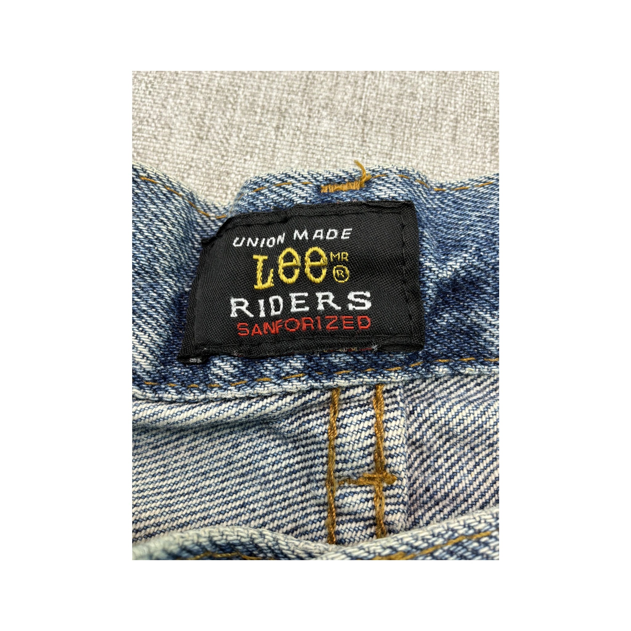 Lee Riders Vintage Light Wash Cotton Straight Leg Jeans