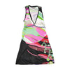 Custo Barcelona Abstract Print Beaded Sleeveless Dress