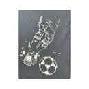 adidas Vintage Navy Cotton Soccer Graphic T-Shirt